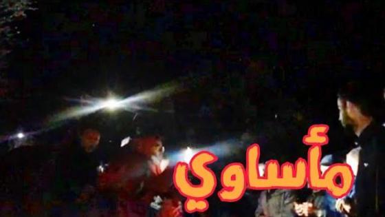 أشغال ملأ الحفرة مستمرة أمام منزل المرحوم ريان