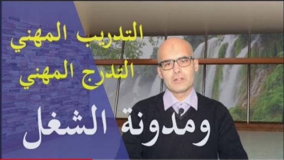 مدونة الشغل..التدريب والإدماج المهني “Anapec”