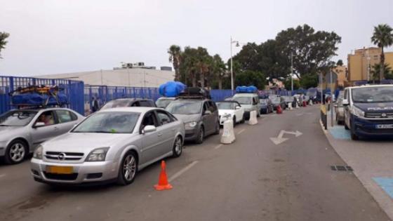 السلطات الاسبانية تنبه مستعملي معبر بني انصار إلى اخذ الاحتياطات اللازمة لتفادي الاكتظاظ