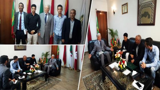 بالصور.. الأمين العام لإتحاد دول المغرب العربي يجتمع بمنظمة Green Challenge بدعوة منه