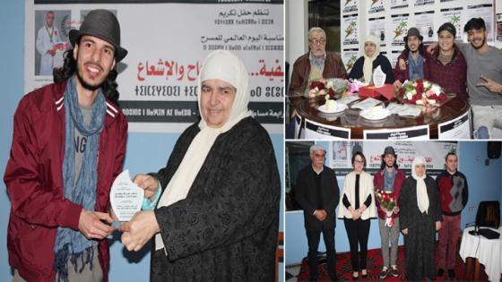 جمعية أمزيان تكرم في حفل متميز الفنان سيفاكس والخبير الدولي في صناعة الحلويات فؤاد بوطيبي