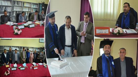 كلية الناظور.. الطالب الباحث “أيوب العرقوبي” ينال دبلوم الماستر بميزة مشرف جدا مع التوصية بالنشر