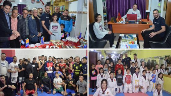 مؤسسة لتعليم اللغات والاعلاميات تُكرم البطل العالمي “قلاح” والبطلة “مريم شبى” بالدريوش