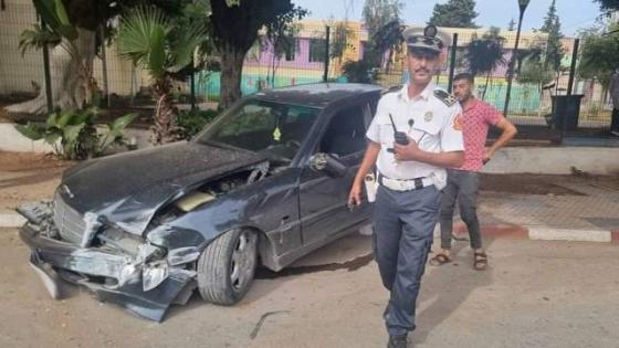 حادثة سير قرب الإقامة الملكية بأزغنغان