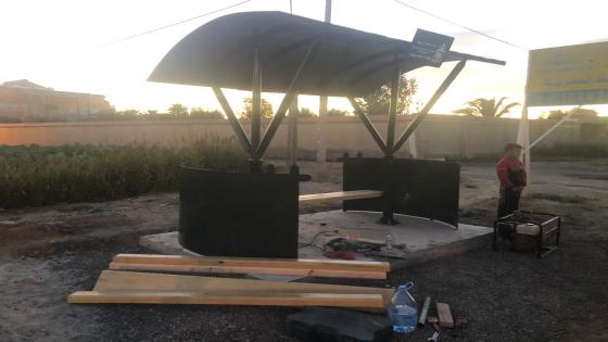 مجلس اقليم الدريوش يجهز مجموعة من محطات انتظار حافلات الطلبة والتلاميذ