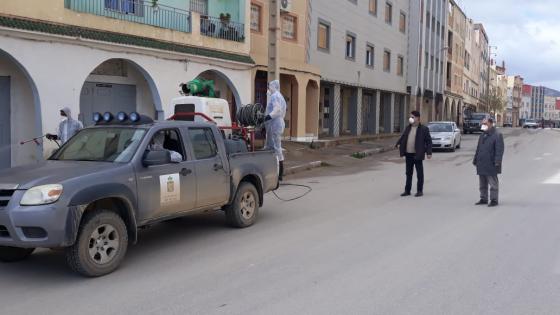 مجلس اقليم الدريوش ينخرط في تنفيذ التدابير والاجراءات الاحترازية للحد من انتشار فيروس كورونا كوفيد-19