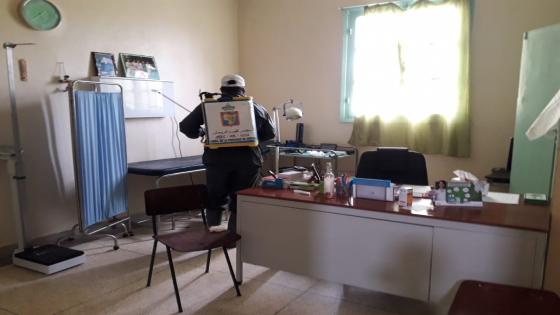 مجلس اقليم الدريوش يواصل عملية التطهير والتعقيم بالجماعات الترابية بالإقليم للحد من انتشار فيروس كورونا