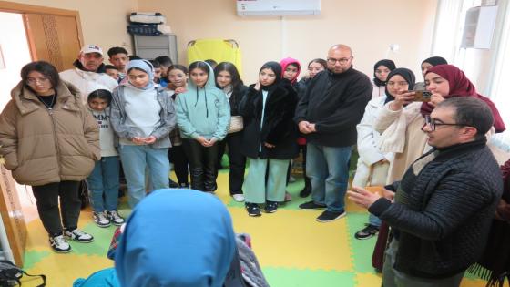 تلاميذ مؤسسة القربى في زيارة تفقدية لمركز الإقليمي لذوي الإحتياجات الخاصة بتفرسيت
