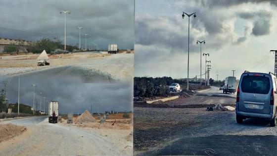 تأخر اشغال مدار طرقي بين سلوان والناظور يثير استياء السائقين