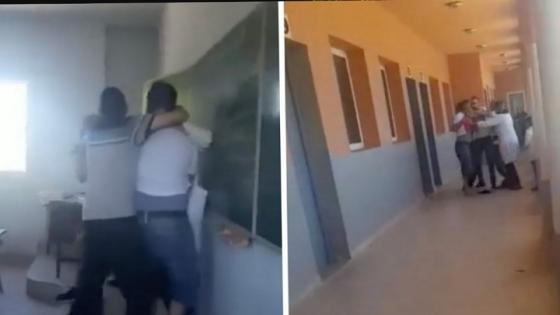 “مؤلم”.. أب تلميذة يعتدي على أستاذ بالصفع أمام تلاميذه والفيديو يخلق جدلا حول “مستقبل التعليم” بالمغرب