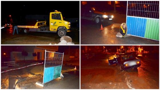 مقاولة تعرض مستعملي الطريق الرئيسي بوردانة للخطر