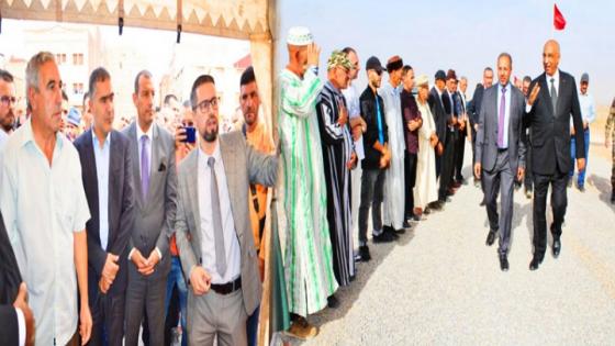 عامل الإقليم يشرف على بناء مركز لذوي الاحتياجات الخاصة بدار الكبداني وإعطاء انطلاقة بناء طريق غير مصنفة بأولاد بوبكر