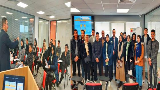 طلبة بالمدرسة العليا للتكنولوجيا بالناظور يستفيدون من يوم تكويني في وسائل الأداء البنكي