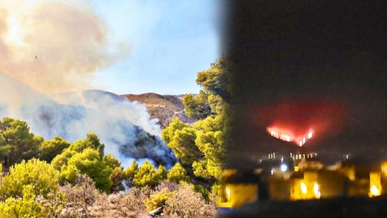 تزامنا مع حريق إفرني.. تساقطات مطرية قوية بإقليم الدريوش