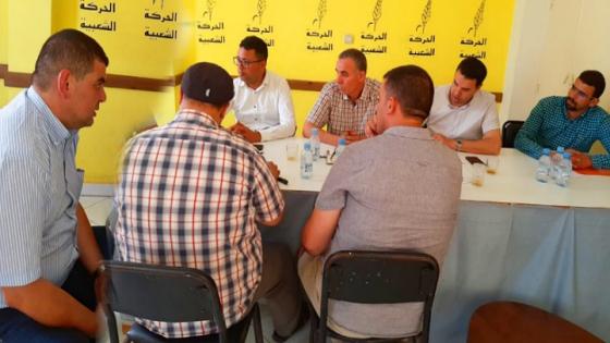 الأستاذ الجامعي “نجيم أهتوت” يترأس إجتماعا بمقر الحركة الشعبية للتداول في المشهد السياسي بالناظور