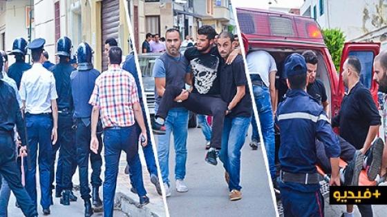 الناظور.. تفريق وقفة إحتجاجية تضامنية مع معتقلي حراك الريف بالقوة يسفر عن إصابة عدد من النشطاء