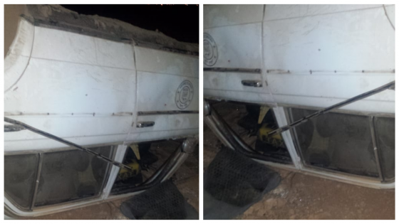 خطير.. انقلاب سيارة أجرة على الطريق الرابطة بين الدريوش وبن الطيب