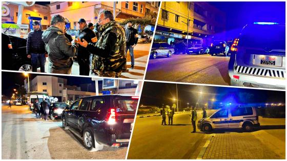 شاهدوا..بن الطيب تشهد تعزيزات أمنية من طرف الدرك الملكي والسلطات المحلية ليلة رأس السنة