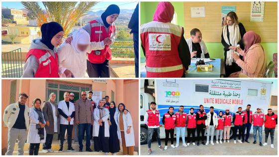 عمالة الدريوش بتنسيق مع مندوبية الصحة تنظم حملة طبية بدوار ايت بوزيان بجماعة تليليت 