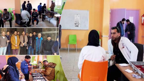 بصاريات أمروس تنظم عملية فحص النظر وتوزيع نظارات بالمجان بثانوية بودينار التأهيلية
