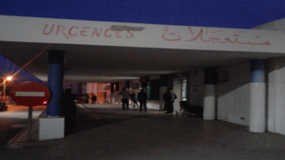 نقل شاب إلى مستعجلات مستشفى الناظور بعد تعرض لاعتداء خطير بالماء القاطع