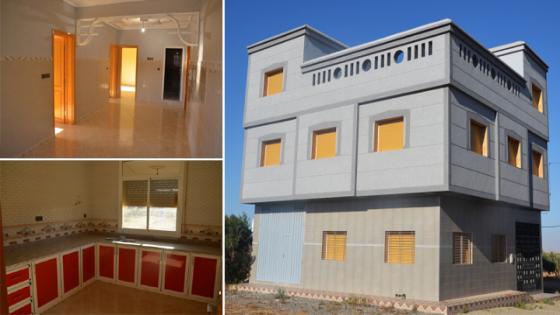 –منزل ذو واجهتين وحديث البناء ببن الطيب للبيع