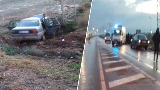 بالصور.. مصرع سيدة كانت ترافق شقيقتها لمستشفى السرطان بوجدة في حادث سير أليمة بأركمان