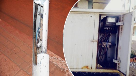 بسبب أسلاك كهربائية مكشوفة بحي النسيم ببن الطيب.. حياة المارة مهددة بالخطر