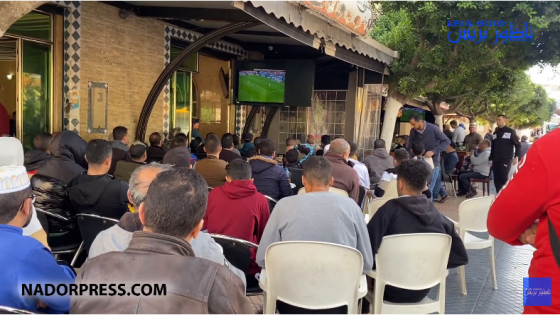 ازغنغان : أجواء حماسية في متابعة مباراة المنتخب المغربي ضد منتخب كرواتيا
