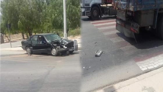 بالصور.. حادثة سير بسلوان تسفر عن اصابات وخسائر مادية
