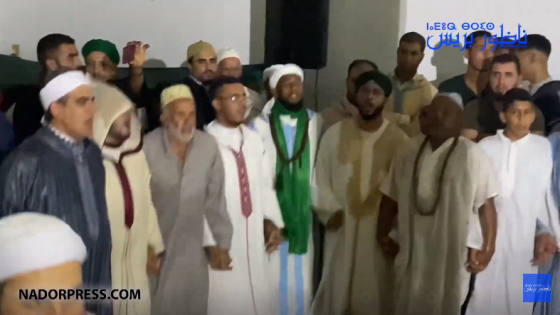 ألاف المتصوفين بإيكسان يحيون ذكرى مولد النبي في ظل الزاوية العلوية