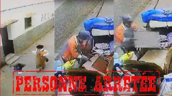 أمن سلا يوقف سارق أغطية البالوعات