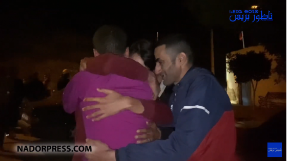 ها كيفاش ستقبلو شباب بن الطيب لي كانو ختفاو فالبحر قبل ما ينقذوهوم ويطلقو سراحهم من تطوان