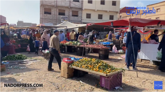 الأجواء بسوق الجوطية بمدينة الناظور