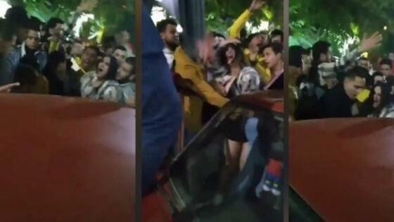 بالفيديو: اعتقال 17 مصريا متورطا في التحرش الجماعي بفتاة مغربية