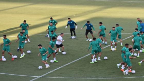 المنتخب الوطني يواصل استعداداته لمباراة باراغواي بحصة تدريبية بمركز بتيس الإسباني